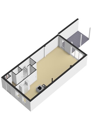 Floorplan - Arbeidstraat 15, 7311 CS Apeldoorn